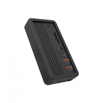 ICY BOX IB-DK4072M-CU31 USB 3.2 Gen 2 (3.1 Gen 1) Type-C juoda