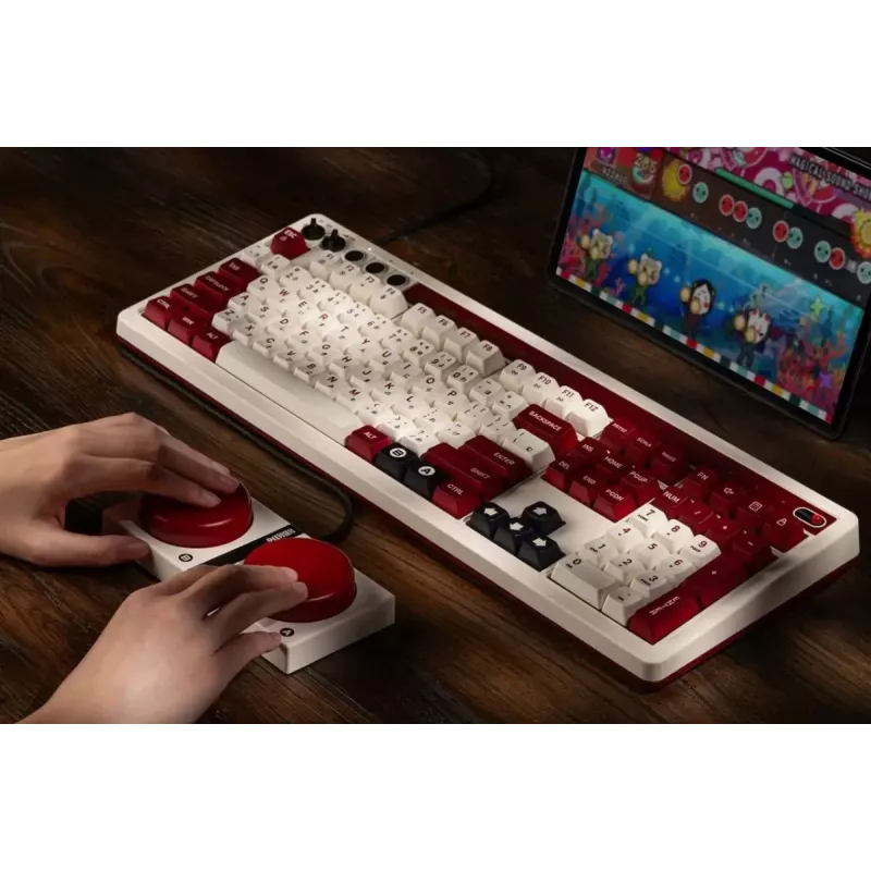 Mechaninė klaviatūra 8Bitdo RET00493 RGB apšviesta kompaktiška