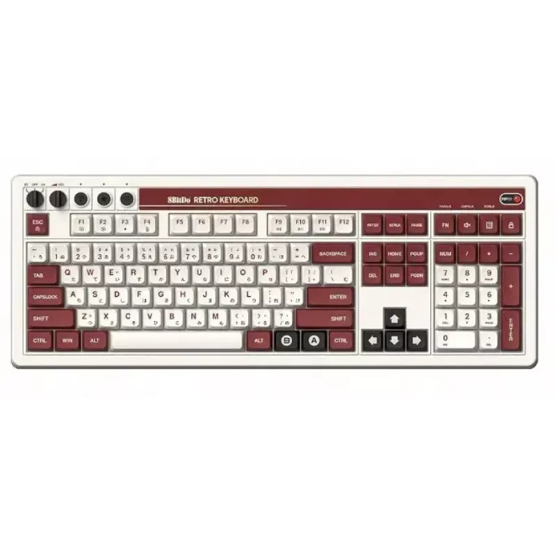 Mechaninė klaviatūra 8Bitdo RET00493 RGB apšviesta kompaktiška