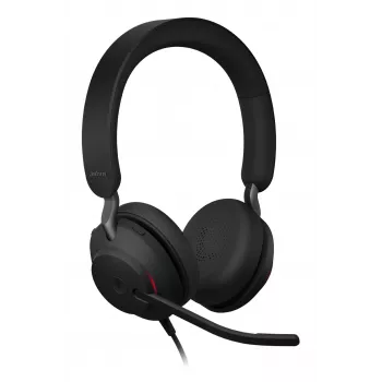 Jabra Evolve2 40 SE ausinės laidinės ant galvos Skambučiai/Muzika USB Type-C / USB Type-A Juoda