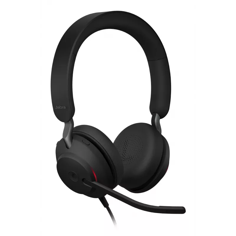 Jabra Evolve2 40 SE ausinės laidinės ant galvos Skambučiai/Muzika USB Type-C / USB Type-A Juoda