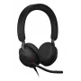 Jabra Evolve2 40 SE ausinės laidinės ant galvos Skambučiai/Muzika USB Type-C / USB Type-A Juoda