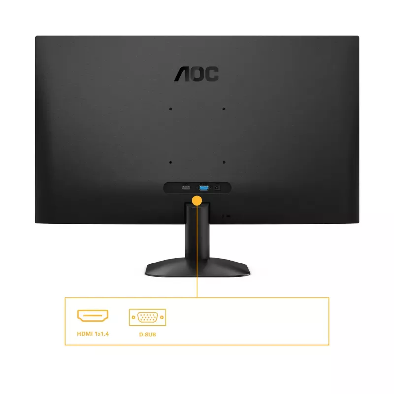 AOC B3 27B31H kompiuterio monitorius 68,6 cm (27 colių) 1920 x 1080 pikselių Full HD juodas