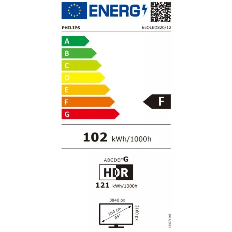 Philips 65OLED820/12 TV 165,1 cm (65 col.) 4K Ultra HD Smart TV Wi-Fi juodas