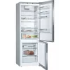 Šaldytuvas-šaldiklis Bosch Serie 6 KGE49AICA, laisvai pastatomas, nerūdijantis plienas, 419 l (302 l šaldytuvo / 117 l šaldiklio), A aukštis 2010 mm