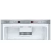 Šaldytuvas-šaldiklis Bosch Serie 6 KGE49AICA, laisvai pastatomas, nerūdijantis plienas, 419 l (302 l šaldytuvo / 117 l šaldiklio), A aukštis 2010 mm