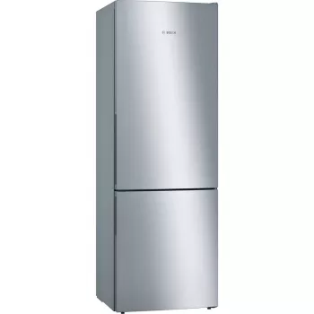 Šaldytuvas-šaldiklis Bosch Serie 6 KGE49AICA, laisvai pastatomas, nerūdijantis plienas, 419 l (302 l šaldytuvo / 117 l šaldiklio), A aukštis 2010 mm