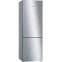 Šaldytuvas-šaldiklis Bosch Serie 6 KGE49AICA, laisvai pastatomas, nerūdijantis plienas, 419 l (302 l šaldytuvo / 117 l šaldiklio), A aukštis 2010 mm