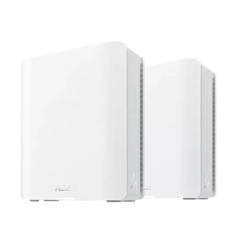 ASUS ZenWiFi BT8 (2 rinkinys) Triju juostų (2,4 GHz / 5 GHz / 6 GHz) Wi-Fi 7 (802.11be) Baltas 3 vidiniai