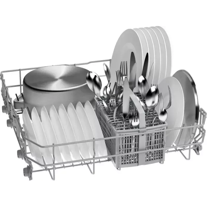 Freestanding dishwasher Bosch Serie 2 SMS2ITW09E — 13 place settings, 46 dB, 60 cm, Heat exchanger drying