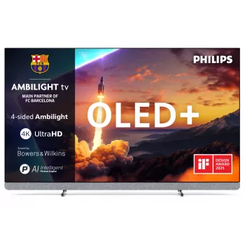 Philips 55OLED910/12 televizorius 139.7 cm (55 col.) 4K Ultra HD išmanusis televizorius Wi-Fi metalinis