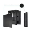 Chieftec AS-02B-OP kompiuterio korpusas Midi Tower Juoda
