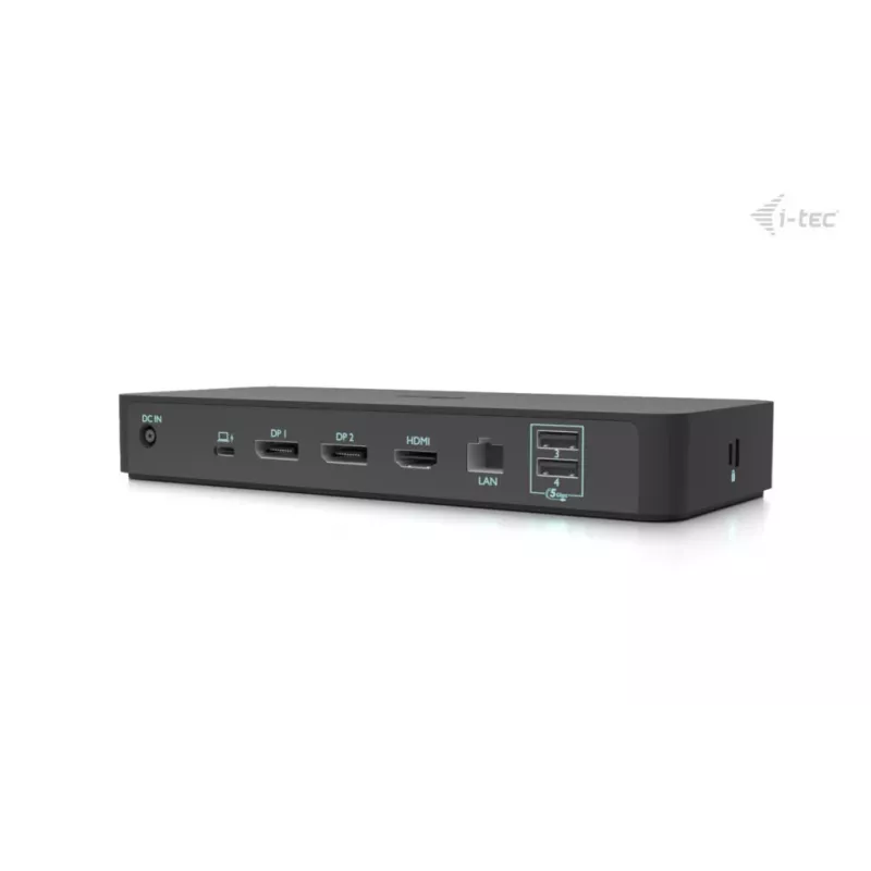 i-tec USB-C išmanioji trijų ekranų prijungimo stotelė + 100 W maitinimo tiekimas