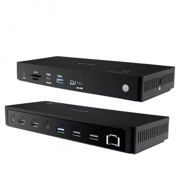 i-tec Thunderbolt4 trigubo ekrano dokavimo stotelė + maitinimo tiekimas 96 W