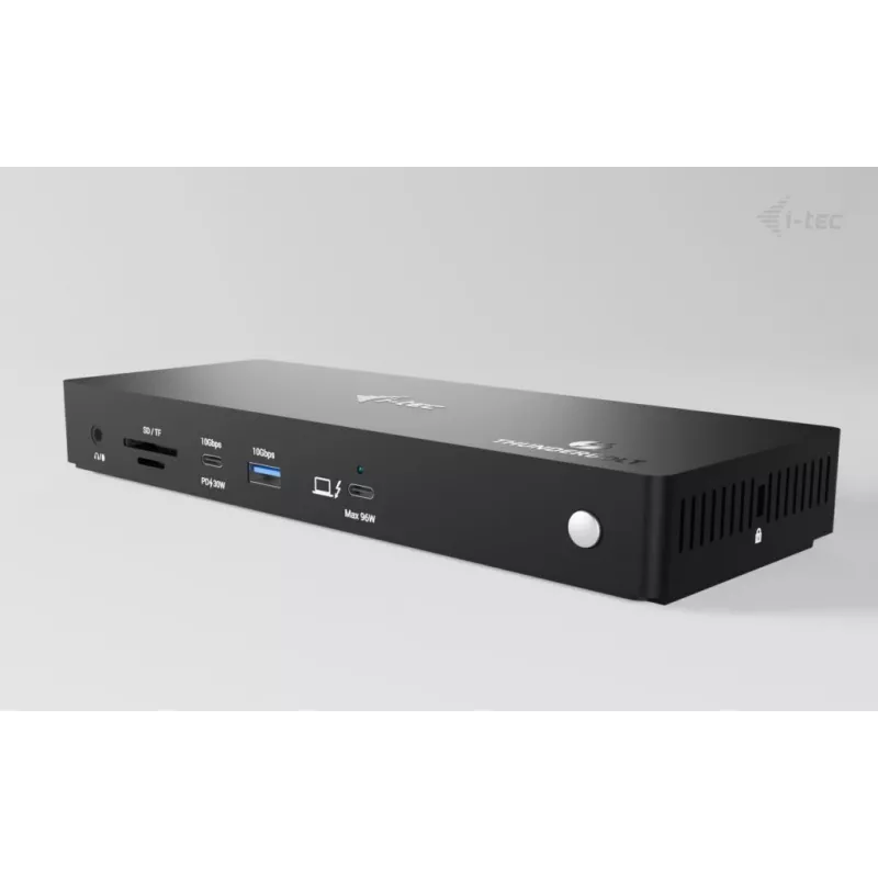 i-tec Thunderbolt4 trigubo ekrano dokavimo stotelė + maitinimo tiekimas 96 W