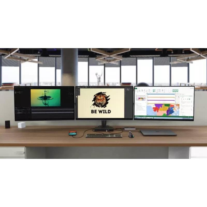 i-tec Thunderbolt4 trigubo ekrano dokavimo stotelė + maitinimo tiekimas 96 W