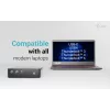i-tec Thunderbolt5 Quattro Display Docking Station, 5x USB, 2.5 GLAN + Power Delivery 140W