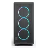PC korpusas Fractal Design Epoch Juoda TG RGB Light Tint Midi Tower juodas