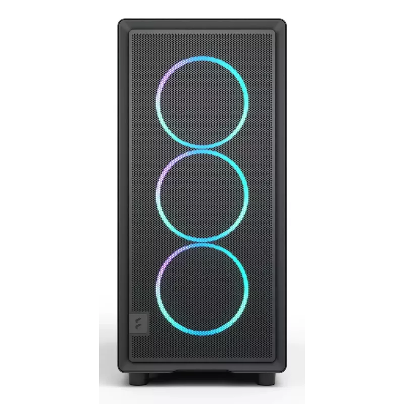 PC korpusas Fractal Design Epoch Juoda TG RGB Light Tint Midi Tower juodas