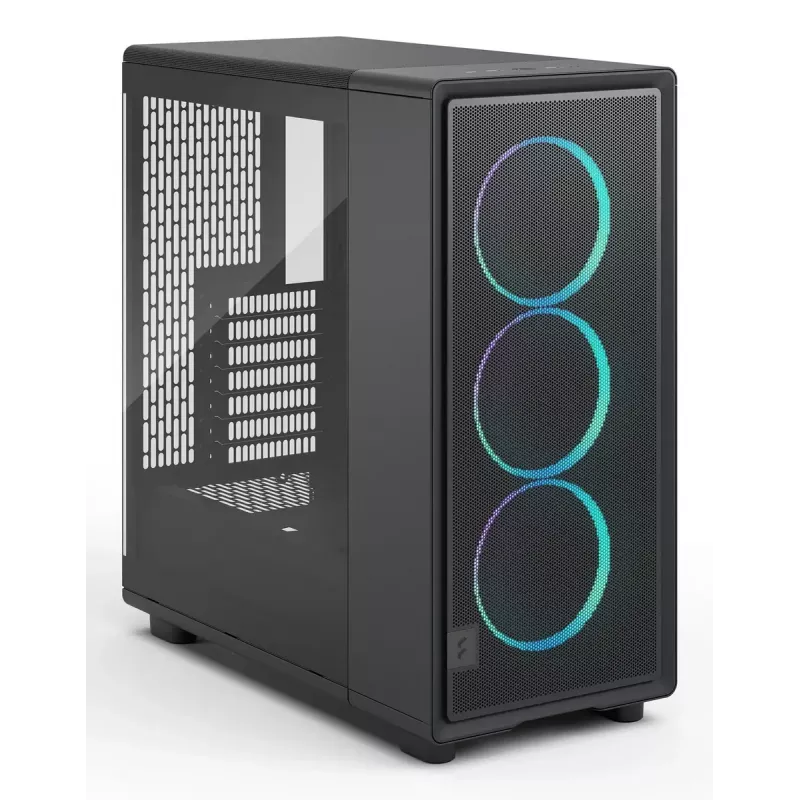 PC korpusas Fractal Design Epoch Juoda TG RGB Light Tint Midi Tower juodas