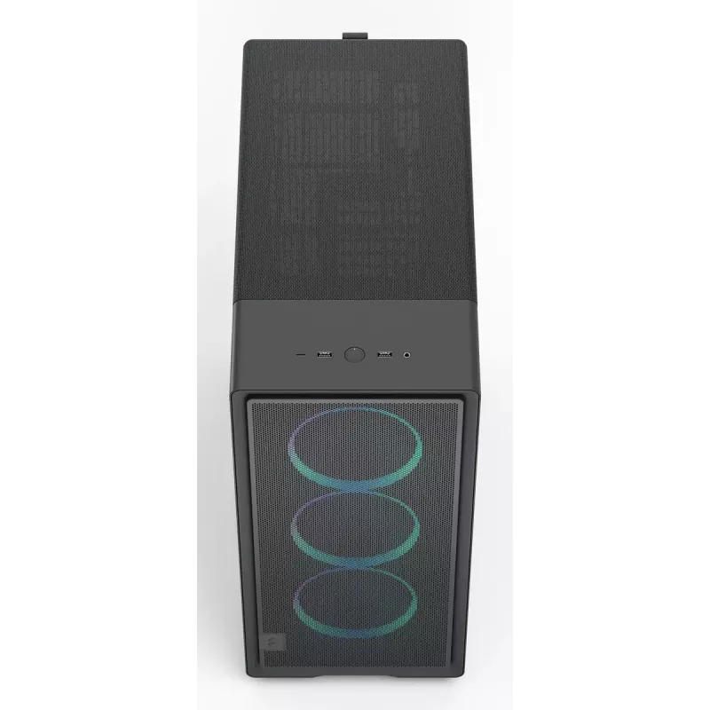 PC korpusas Fractal Design Epoch Juoda TG RGB Light Tint Midi Tower juodas