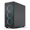 PC korpusas Fractal Design Epoch Juoda TG RGB Light Tint Midi Tower juodas