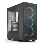 PC korpusas Fractal Design Epoch Juoda TG RGB Light Tint Midi Tower juodas