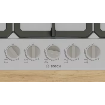 Bosch Serie 4 PGQ7B5K90 kaitlentė Nerūdijantis plienas Įmontuojama 75 cm Dujinė 5 zonos (-ų)