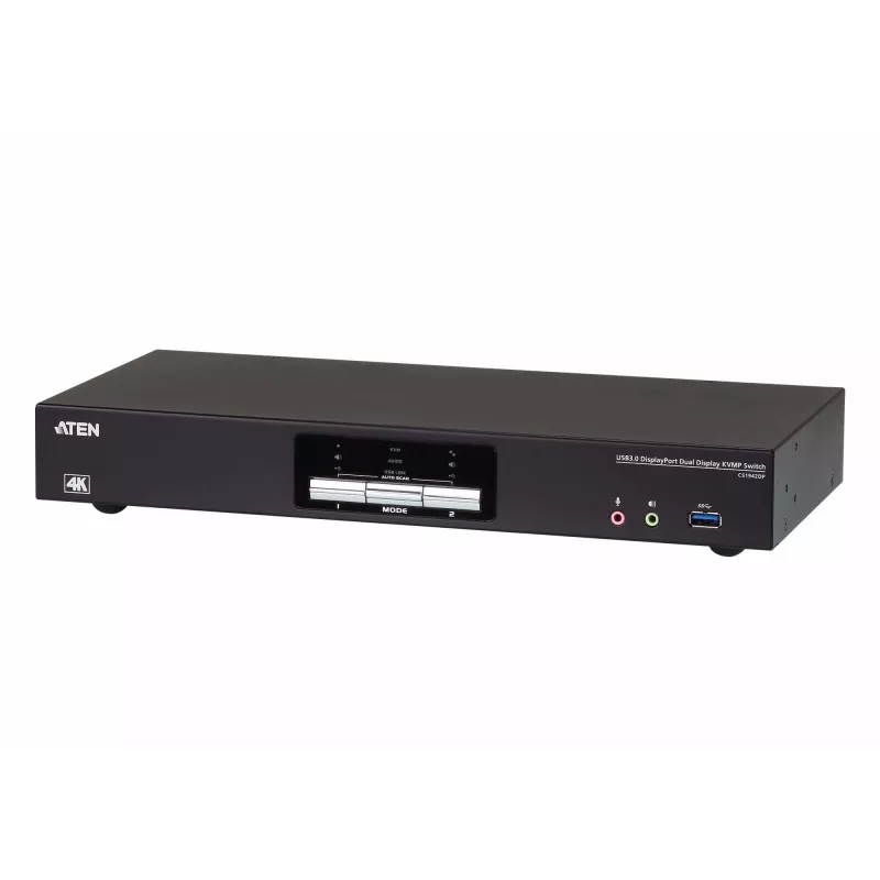ATEN 2P USB3.0 DisplayPORT dvigubo vaizdo KVMP jungiklis