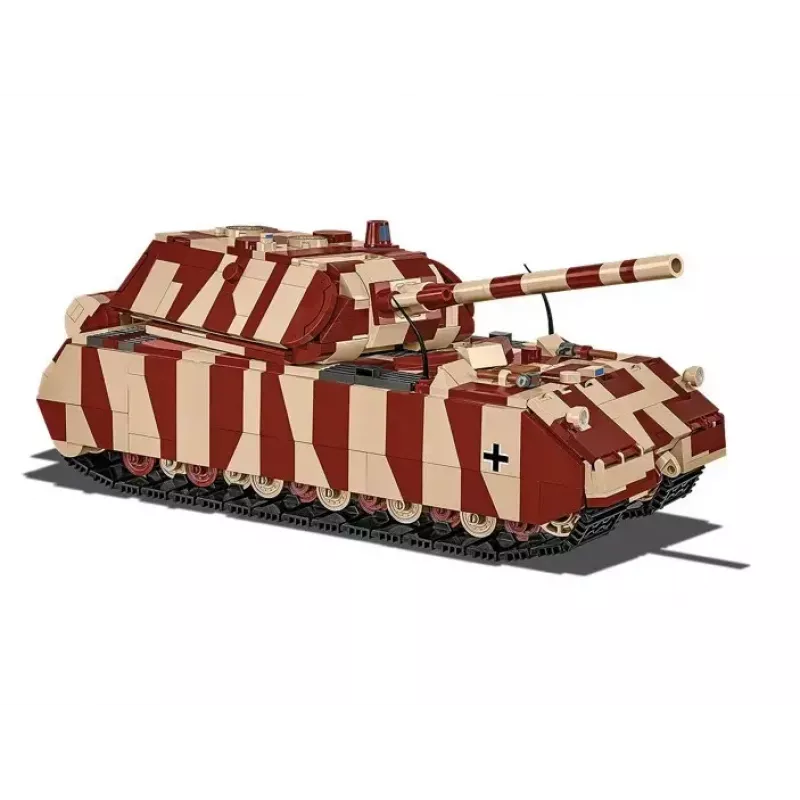 Cobi Building Blocks Panzer VIII Maus modelio rinkinys mastelis 1:35 COBI-3138, detali karinės transporto priemonės replika