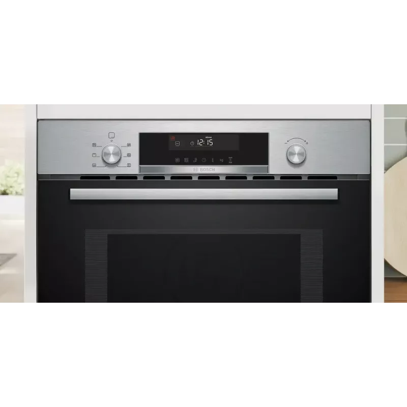 Bosch Serie 6 CMA585GS1 mikrobangų krosnelė Nerūdijantis plienas Kombinuota mikrobangų krosnelė Įmontuojama 44 L 900 W