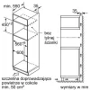 Bosch Serie 6 CMA585GS1 mikrobangų krosnelė Nerūdijantis plienas Kombinuota mikrobangų krosnelė Įmontuojama 44 L 900 W