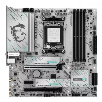 Pagrindinė plokštė MSI B850M GAMING PLUS WIFI — AMD B850, lizdas AM5, mikro ATX, DDR5, 4x DIMM, 3x M.2, Wi‑Fi 7, 5Gb LAN