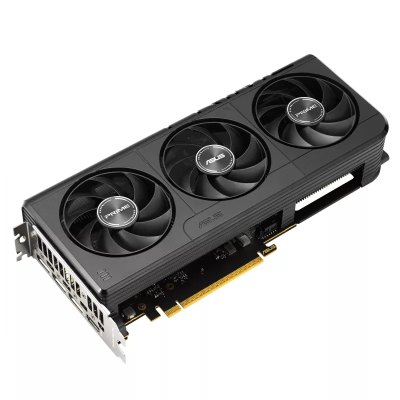 Vaizdo plokštė ASUS GeForce RTX 5060 — 8 GB GDDR7, 128 bitų, PCIe 5.0, 3x DisplayPort 2.1b + 1x HDMI 2.1b, 2595 MHz OC, 3 ventiliatoriai, 268,3 mm