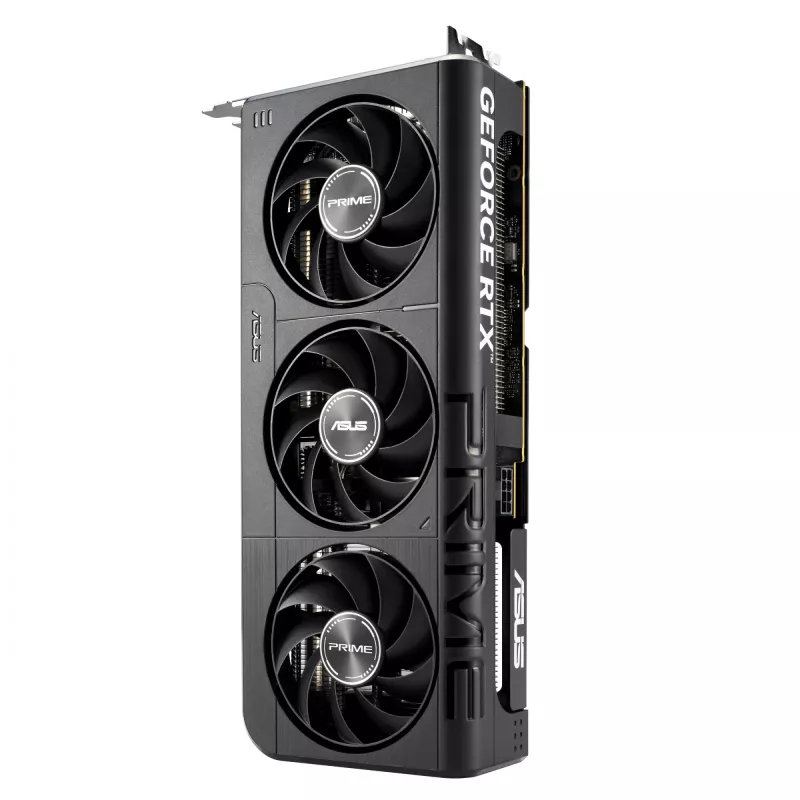 Vaizdo plokštė ASUS GeForce RTX 5060 — 8 GB GDDR7, 128 bitų, PCIe 5.0, 3x DisplayPort 2.1b + 1x HDMI 2.1b, 2595 MHz OC, 3 ventiliatoriai, 268,3 mm