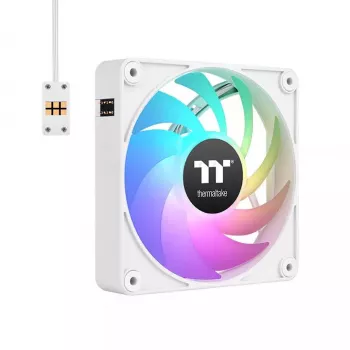 Ventiliatorius Thermaltake CT120 EX ARGB Sync PC aušinimo ventiliatorius baltas 3 ventiliatorių rinkinys