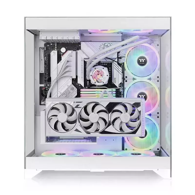 PC korpusas Thermaltake CTE E550 TG Midi Tower balta