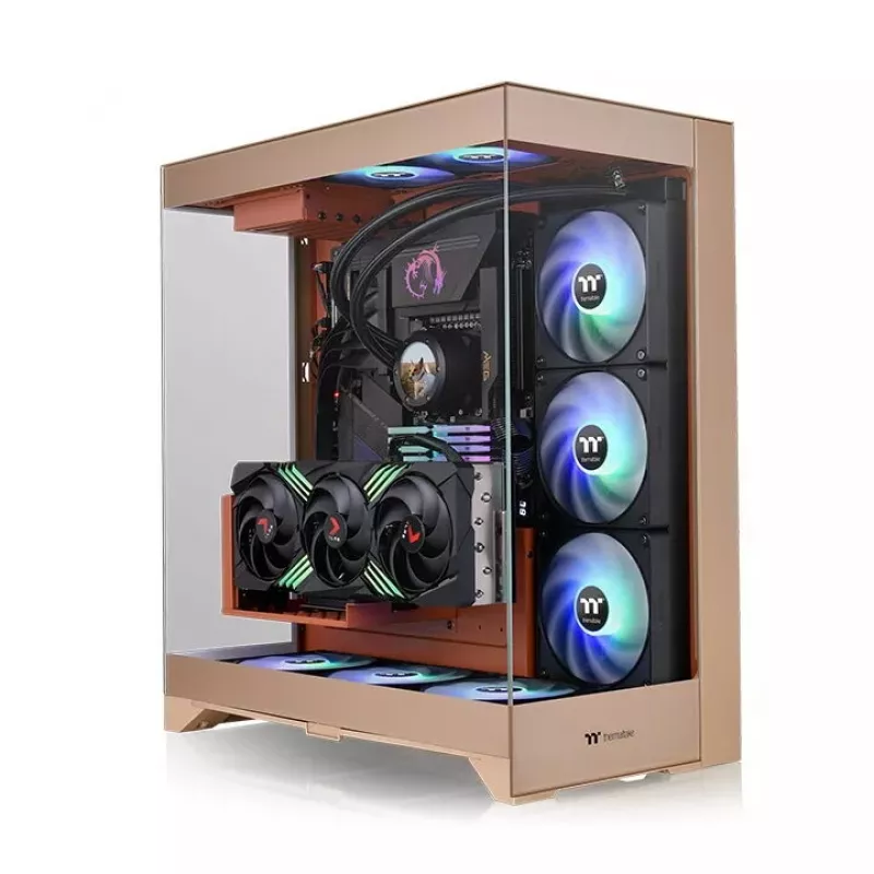 Kompiuterio korpusas Thermaltake CTE E550 TG Midi Tower Smėlio spalvos