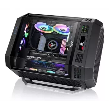 Konversijos rinkinys nuo bokšto prie stovo Thermaltake AC-076-ON1NAN-A1 Midi Tower juoda