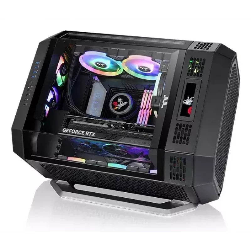 Konversijos rinkinys nuo bokšto prie stovo Thermaltake AC-076-ON1NAN-A1 Midi Tower juoda