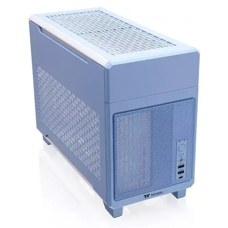 PC korpusas Thermaltake TR100 Mini Tower mėlynas