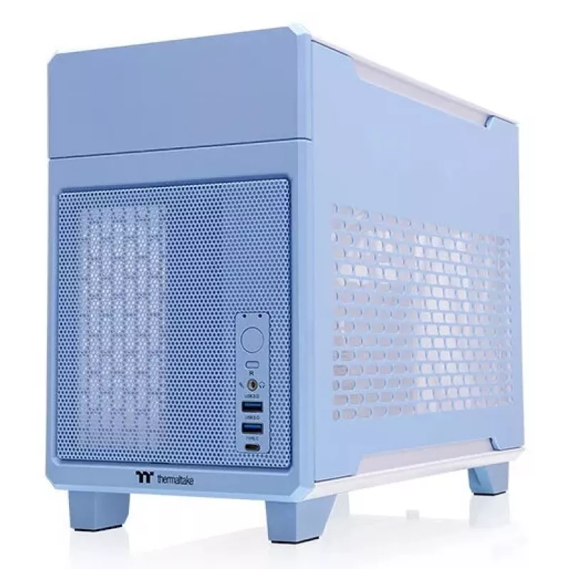 PC korpusas Thermaltake TR100 Mini Tower mėlynas