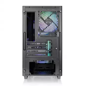 Thermaltake Versa H16 TG ARGB mikro bokšto korpusas, juodas