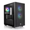 Thermaltake Versa H16 TG ARGB mikro bokšto korpusas, juodas