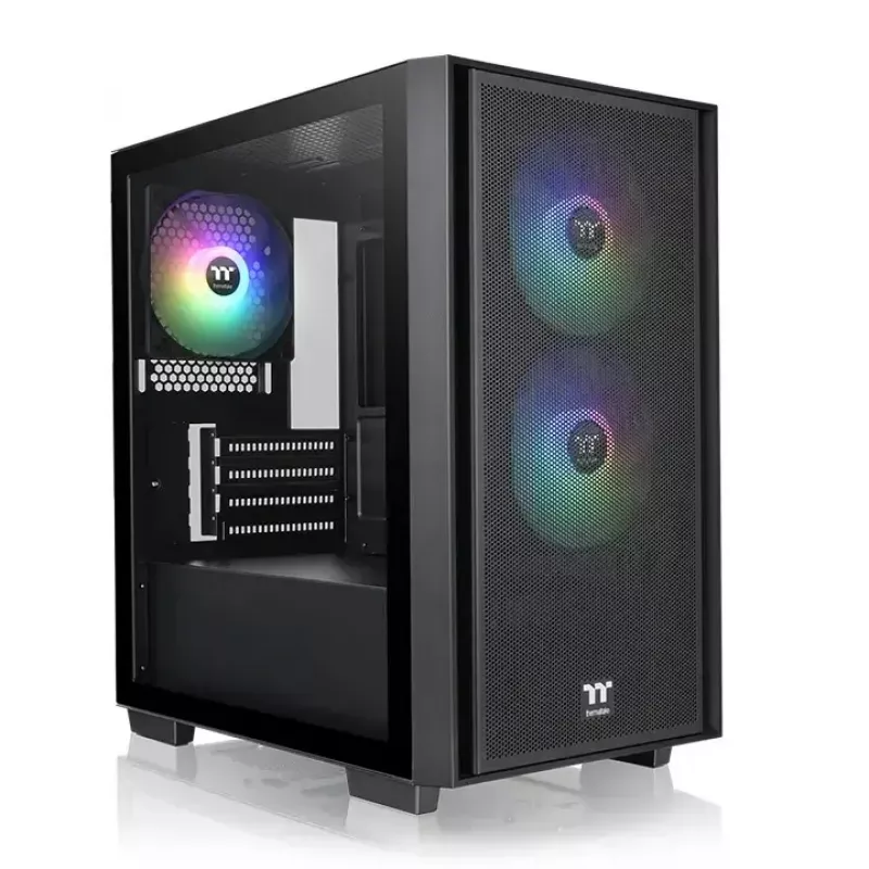 Thermaltake Versa H16 TG ARGB mikro bokšto korpusas, juodas
