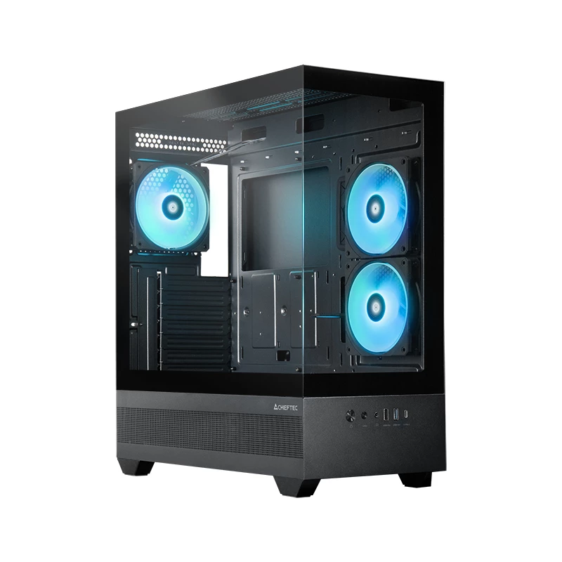 Chieftec GT-01B-OP kompiuterio korpusas Midi Tower Juoda