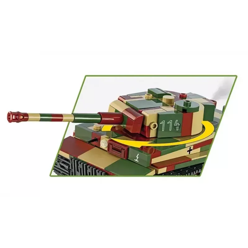 Statinio modelio rinkinys Cobi Pz.Kpfw. VI Tiger Ausf. E 1:35 mastelis, detali kaladėlių konstrukcija