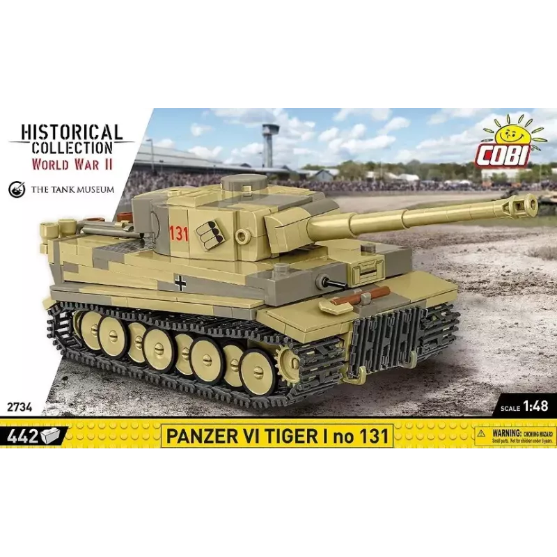 Konstruktorius Cobi Panzer VI Tiger I 442 vnt. modelis COIB-2734