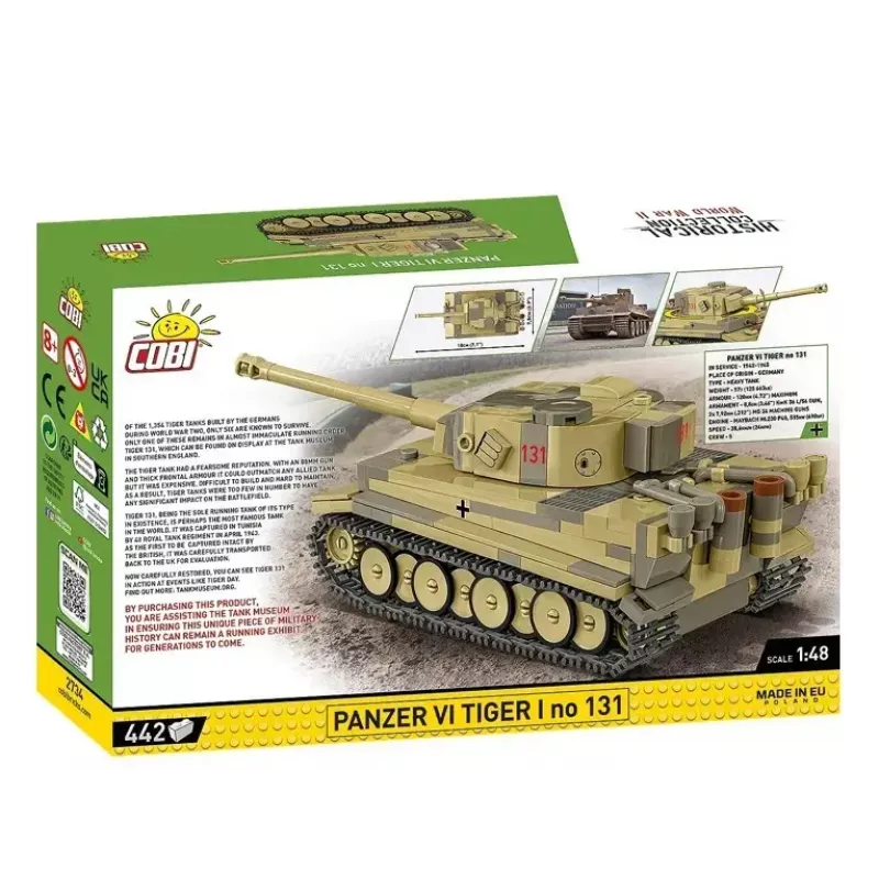 Konstruktorius Cobi Panzer VI Tiger I 442 vnt. modelis COIB-2734