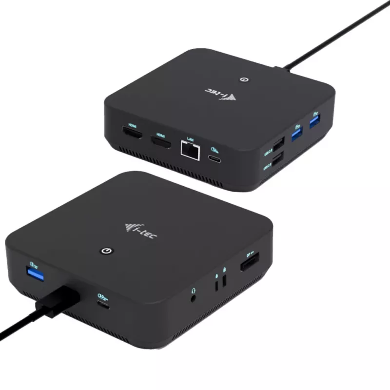 USB-C DisplayPort į dvigubą HDMI adapteris ITEC C31TRIPLEVIDEODPPRO 4K 60Hz, 100W maitinimo perdavimas
